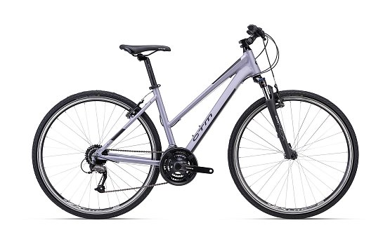CTM Bora 1.0 28" (700C) 2023, matná svetlofialová perleť