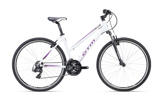 CTM Maxima 1.0 28" (700C) 2023, bielofialová perleť