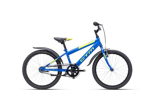 CTM Scooby 1.0 20" 2023,  matná modrá perleť / zelená 11"