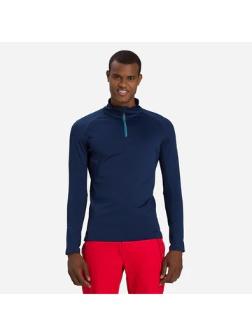 ROSSIGNOL Classique 1/2 Zip, deep teal, M