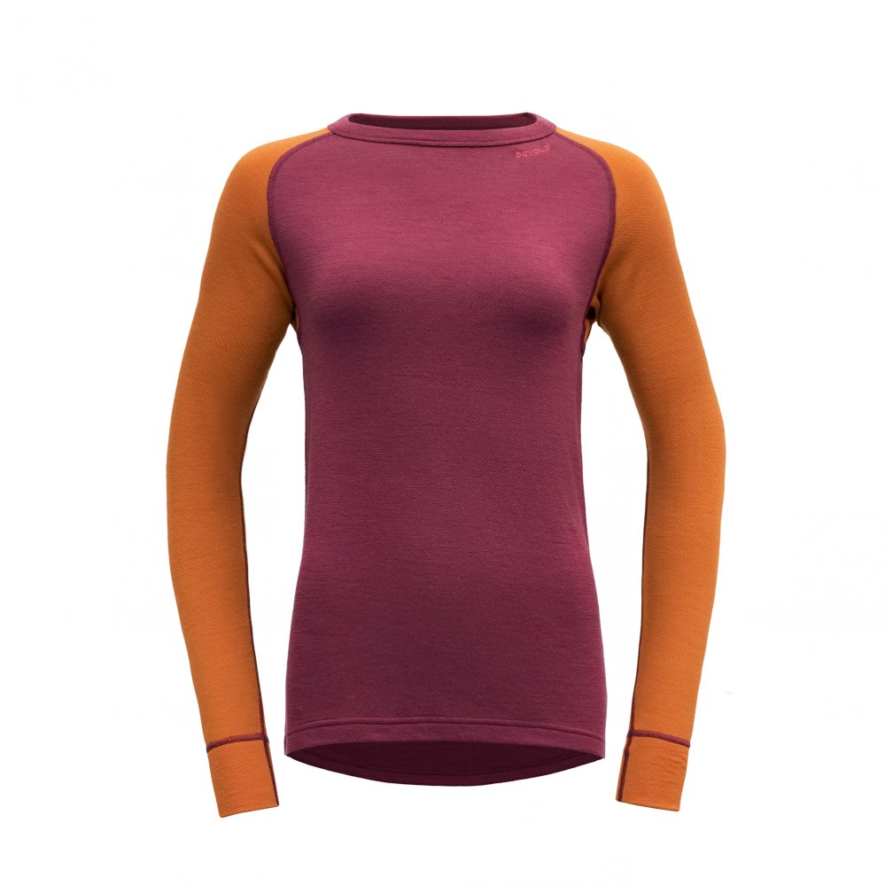 DEVOLD Expedition Merino 235 Shirt Woman, beetroot-flame