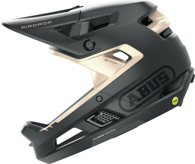ABUS AirDrop MIPS, black gold
