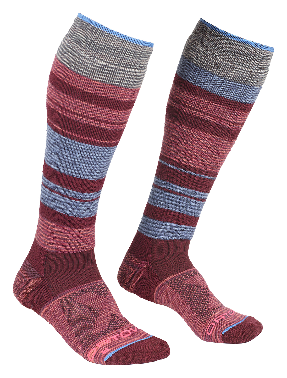 ORTOVOX W's All Mountain Long Socks Warm, Multicolour