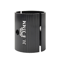 Redukcia predstavca z 35° na 31,8°, čierny