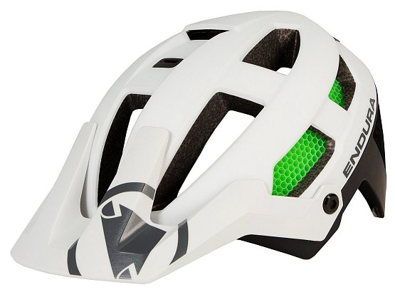 ENDURA SingleTrack Helmet, white, M-L