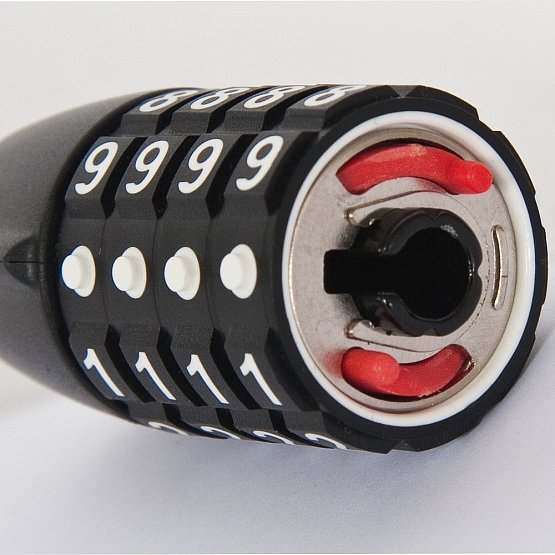 Zámok ABUS Tresor 1385/75, neon blue