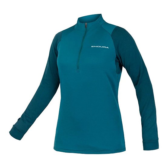 ENDURA Wms SingleTrack Fleece, deep teal, L ENDURA Wms SingleTrack Fleece, deep teal, L