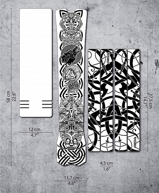 Ochranná fólia DYEDbro Viking e-Bike Black mat