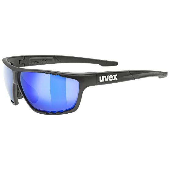 UVEX Sportstyle 706 black mat/mirror blue s3