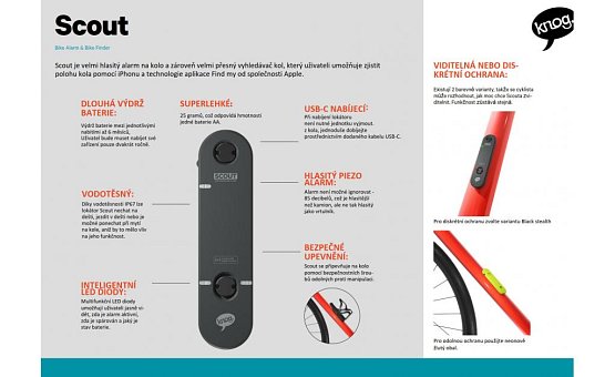 Lokátor KNOG Scout Alarm & Locator Lokátor KNOG Scout Alarm & Locator