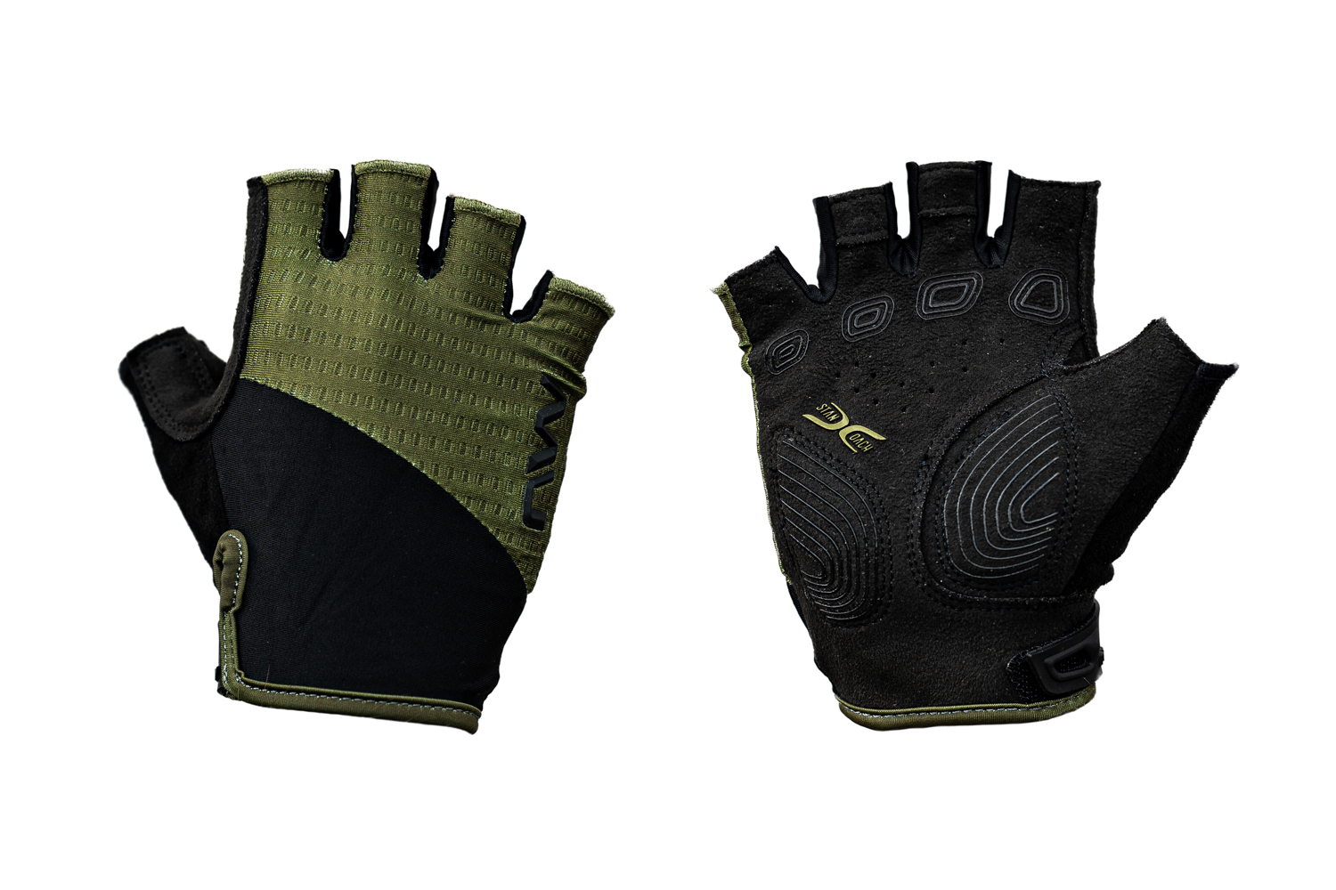 NORTHWAVE Fast Short Finger Glove, forest green/black
