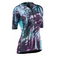 NORTHWAVE Blade Flower Woman Jersey Short Sleeve, black/turquoise