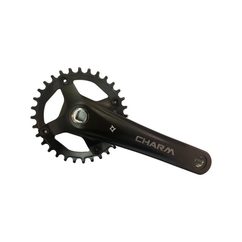 Jednoprevodník PROWHEEL Charm FD04S 170 mm, 32z., 1x9/10, čierny (Ľ+P kľuka)
