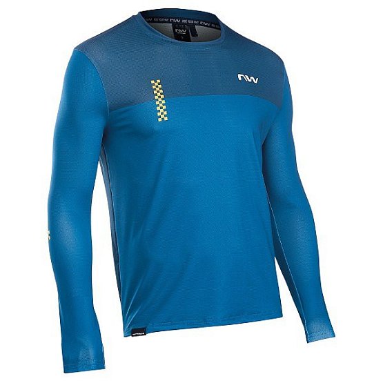 NORTHWAVE XTRAIL 2 Jersey LS, blue, S
