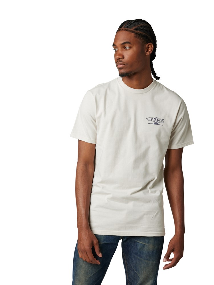 FOX Net New Ss Prem Tee, vintage white
