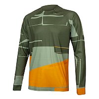 ENDURA MT500 Print L/S Tee LTD, olive green