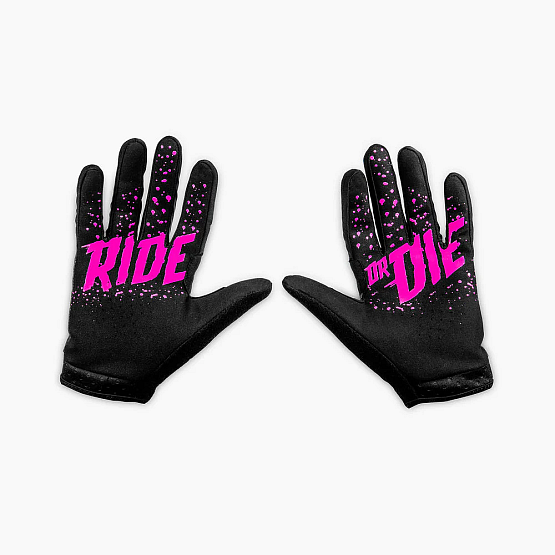 MUC-OFF  Rider Gloves, yellow polka MUC-OFF  Rider Gloves, yellow polka
