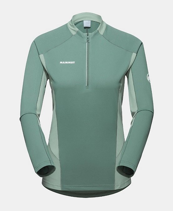 MAMMUT Aenergy FL Half Zip Longsleeve Women, dark jade-jade MAMMUT Aenergy FL Half Zip Longsleeve Women, dark jade-jade