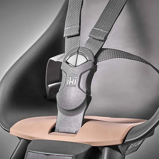 Detská sedačka Urban Iki, predná, aotake mentolovo modrá/aotake mentolovo modrá