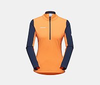 MAMMUT Aenergy ML Half Zip Pull Women, tangerine-marine