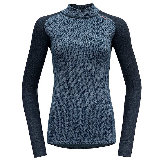 DEVOLD Kvitegga Merino 230 Cross Neck Woman, Ink, L DEVOLD Kvitegga Merino 230 Cross Neck Woman, Ink, L