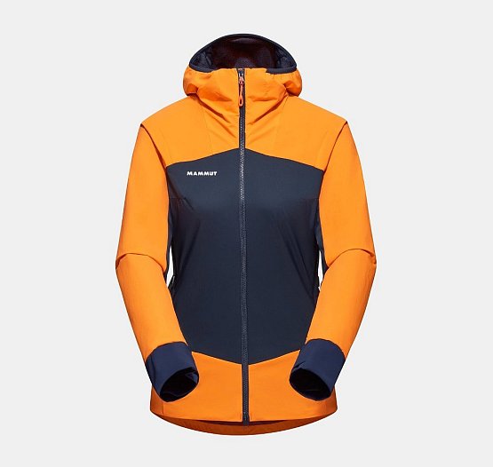 MAMMUT Taiss IN Hybrid Hooded Women, tangerine-marine, S MAMMUT Taiss IN Hybrid Hooded Women, tangerine-marine, S
