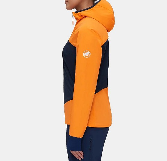 MAMMUT Taiss IN Hybrid Hooded Women, tangerine-marine, S MAMMUT Taiss IN Hybrid Hooded Women, tangerine-marine, S
