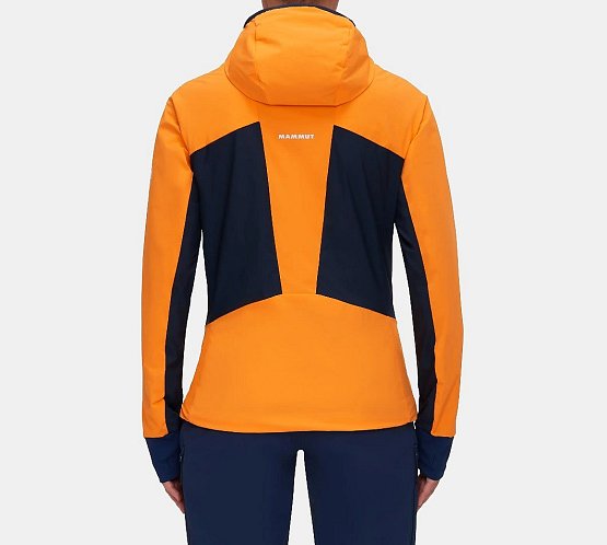 MAMMUT Taiss IN Hybrid Hooded Women, tangerine-marine, S MAMMUT Taiss IN Hybrid Hooded Women, tangerine-marine, S