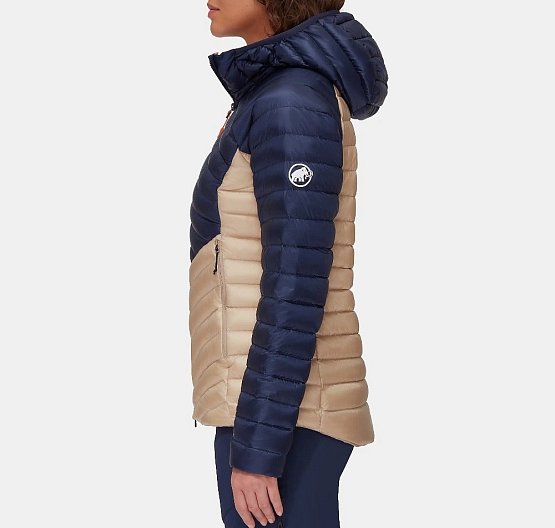 MAMMUT Broad Peak IN Hooded Jacket Women, savannah-marine, S