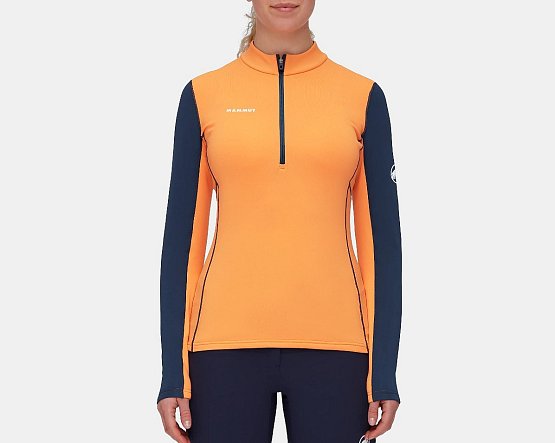 MAMMUT Aenergy ML Half Zip Pull Women, tangerine-marine