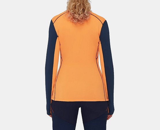 MAMMUT Aenergy ML Half Zip Pull Women, tangerine-marine
