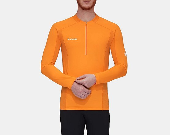 MAMMUT Aenergy FL Half Zip Longsleeve, tangerine-dark tangerine MAMMUT Aenergy FL Half Zip Longsleeve, tangerine-dark tangerine
