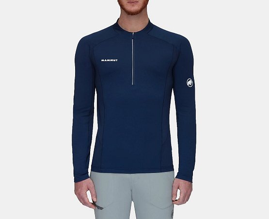 MAMMUT Aenergy FL Half Zip Longsleeve, marine, XL