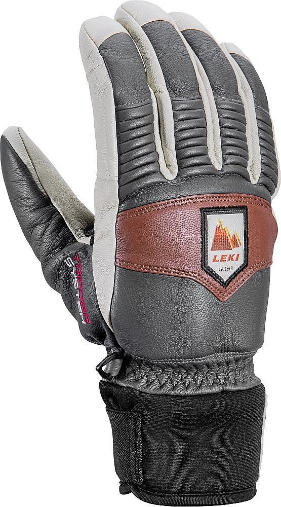 LEKI Patrol 3D, graphite-off white-maroon, 11