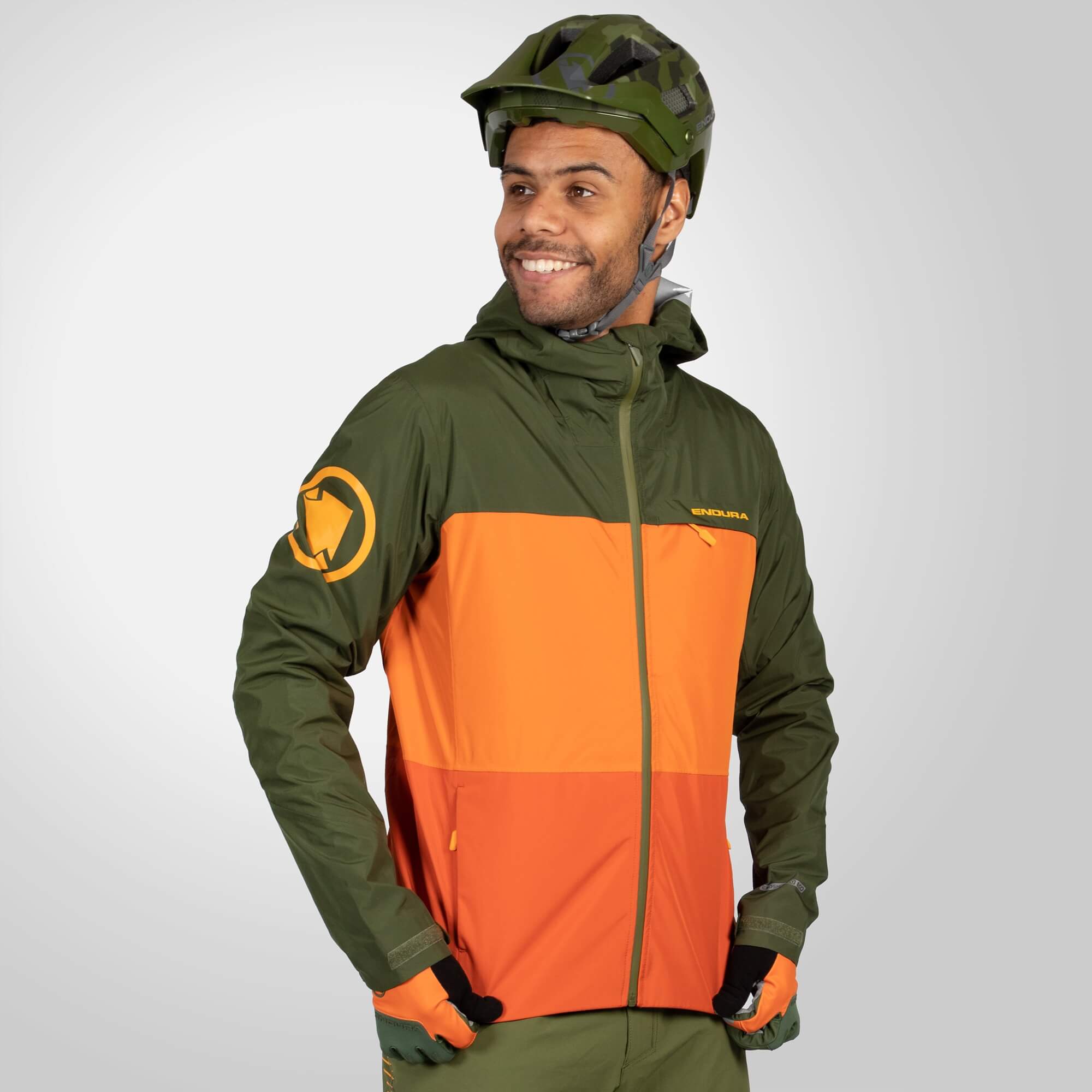 ENDURA Single Track Waterproof Jacket II, orange