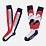 ROSSIGNOL Rooster Ski Socks, 2 páry v balení, blue/red/white, M ROSSIGNOL Rooster Ski Socks, 2 páry v balení, blue/red/white, M