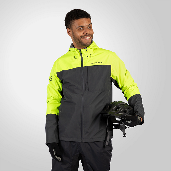 ENDURA Hummvee 3-in-1 Waterproof jacket, yellow/black, M ENDURA Hummvee 3-in-1 Waterproof jacket, yellow/black, M
