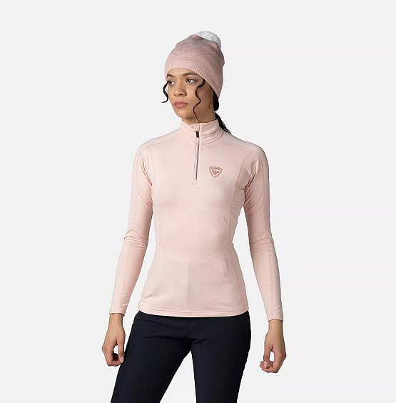 ROSSIGNOL Classique 1/2 Zip, pink
