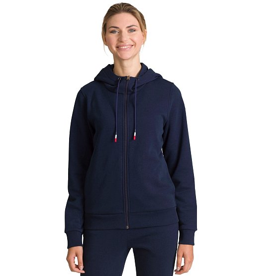 ROSSIGNOL W Logo Sweat Hood FL, dark blue