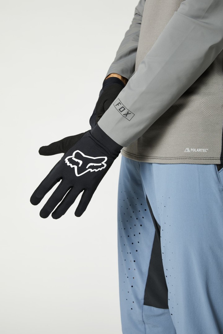 Rukavice FOX Flexair Glove, black, XL - MEGA VÝPREDAJ -30%