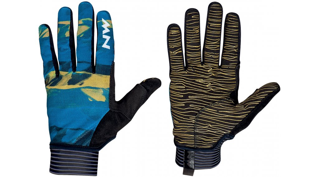 Northwave Air Lf Full Fingers Glove, blue/khaki, M - MEGA VÝPREDAJ -30%