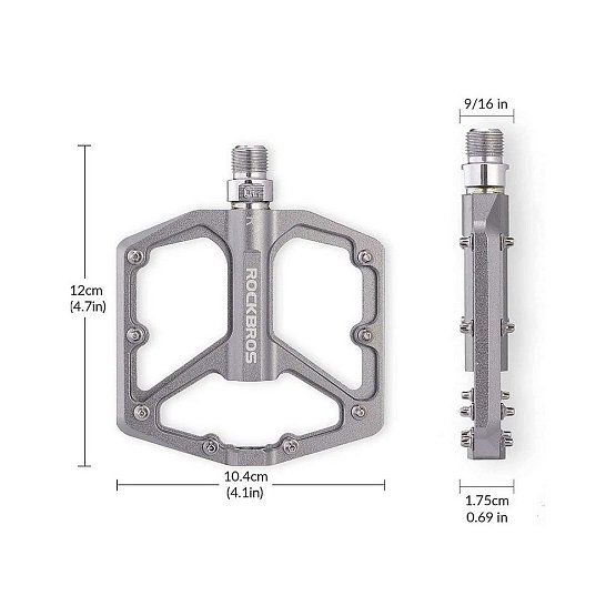 ROCKBROS RB, PL,LSL FLAT AL, 9/16, TITÁN