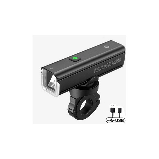 ROCKBROS Svetlo predné, 1500LM, USB