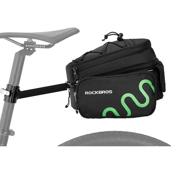 ROCKBROS s nosičom na sedlovku, 9L, čierna