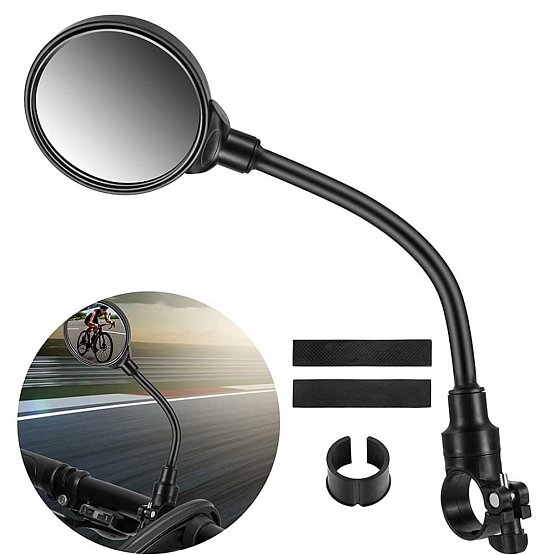 ROCKBROS zrkadlo spätné flexibilné, dĺžka 373mm, plast