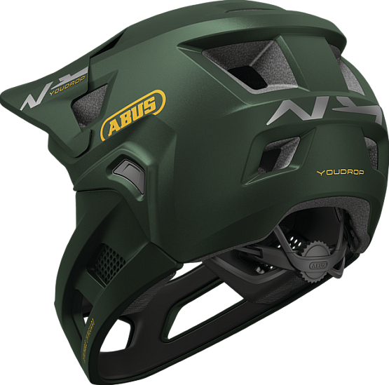 ABUS YouDrop FF, moss green, S