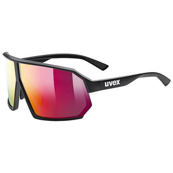 UVEX Sportstyle 237, black matt/red, s2