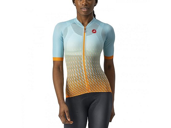 CASTELLI Climber's 2.0 W, sv.modrá/oranžová, S CASTELLI Climber's 2.0 W, sv.modrá/oranžová, S