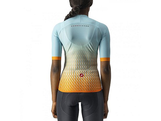 CASTELLI Climber's 2.0 W, sv.modrá/oranžová, S CASTELLI Climber's 2.0 W, sv.modrá/oranžová, S