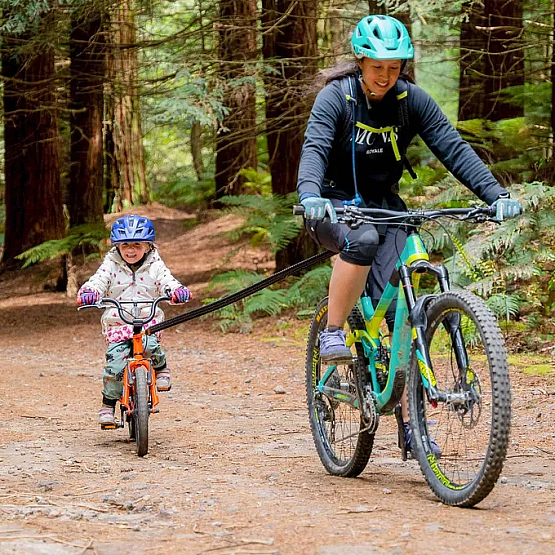 SHOTGUN lano na ťahanie bicykla oranžové SHOTGUN lano na ťahanie bicykla oranžové